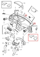 Volvo P2 V60 V70 Dashboard Vent Trim - Left & Right Set