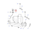 Land Rover Discovery 2 Rear Seat Release Locking Mechanism
