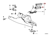 BMW E30 3-Series Front Ash Tray Delete Gauge Pod