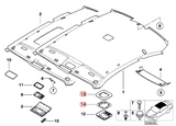 BMW E46 E39 E38 Z3 R50 R53 Alarm Module Bracket - Top & Bottom Kit