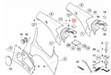 BMW E46 convertible top upper cover
