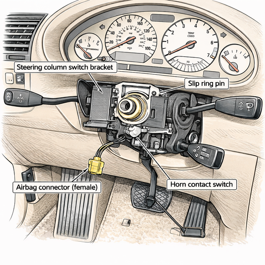 E36 Steering Wheel Guide - steering-shaft-parts